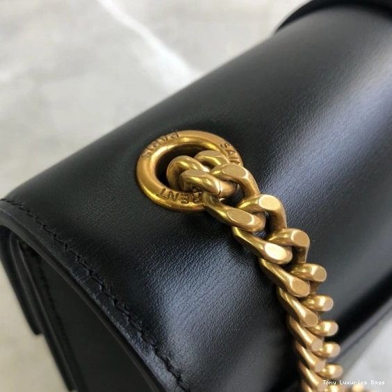 Tony Luxuries BAG BURGUNDY LEATHER IN MEDIUM YSL CHAIN SULPICE 0709